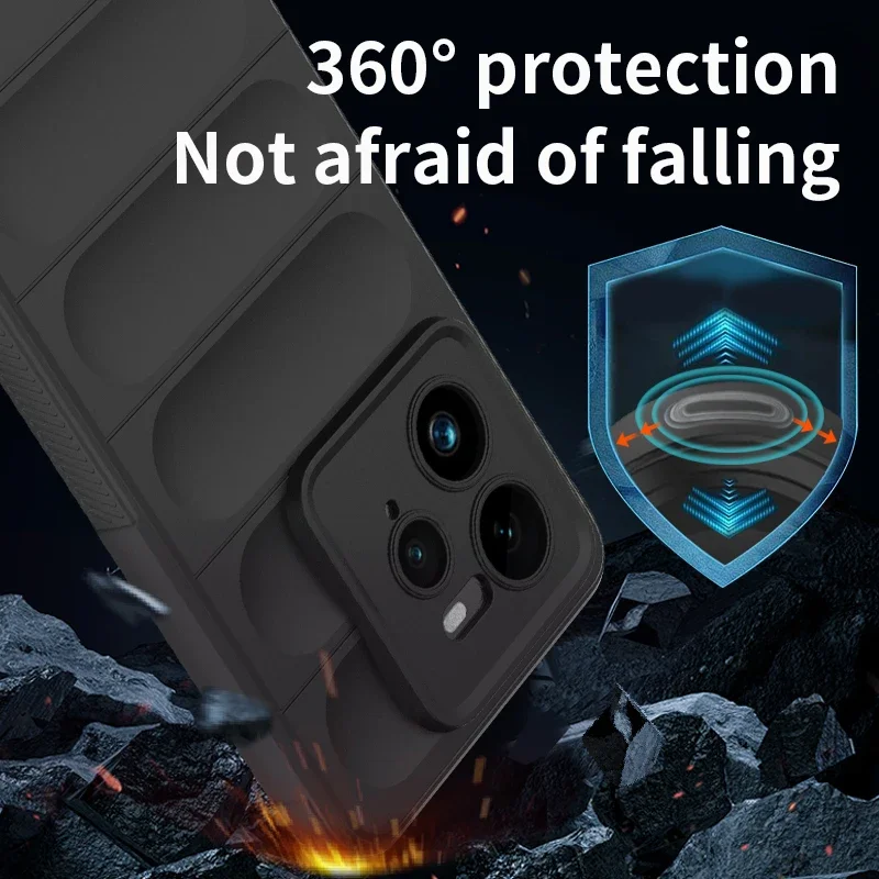 Гибкий силиконовый противоударный чехол с ощущением кожи для Realme GT 7 Pro 5G GT7