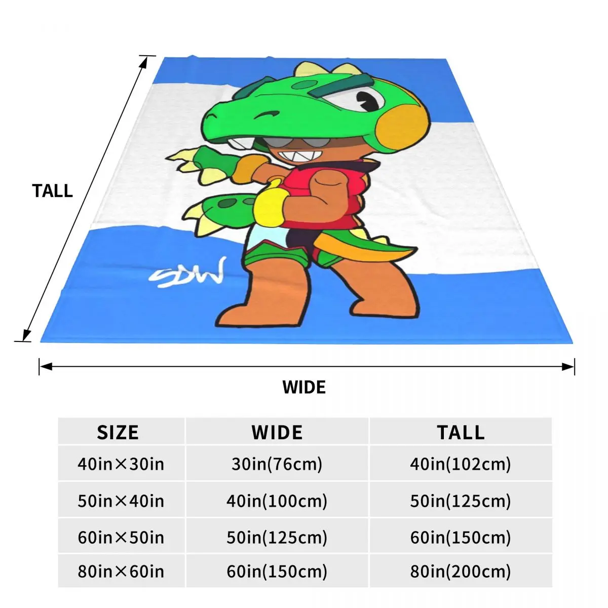 Dino Leon Braws-Star Blanket Fleece Video Game Super Soft Throw for Outdoor Travel Bedroom Quilt