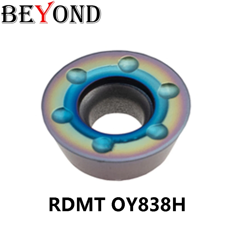 

BEYOND RDMT OY838H RDMT1204 RDMT1204MO RDMT1204MO-MQ MQ Milling Carbide Insert Blade Lathe Turning Cutting Tool CNC