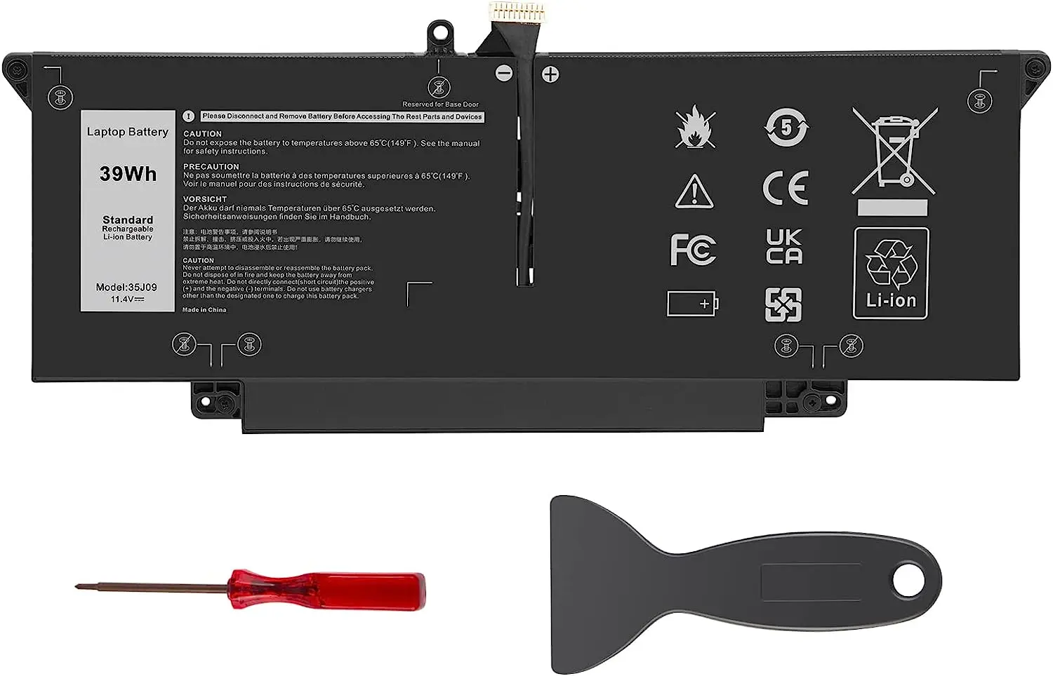 11 4 V 39Wh 7YX5V 35J09 запасная батарея совместимая с Dell Latitude 7310 7410 Series JHT2H 04V5X2 0HRGYV 07CXN6 09YYF
