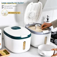 kitchen container 5kg 10kg rice bucket moisture proof insect proof lunch box grain classification pet dog food storage box