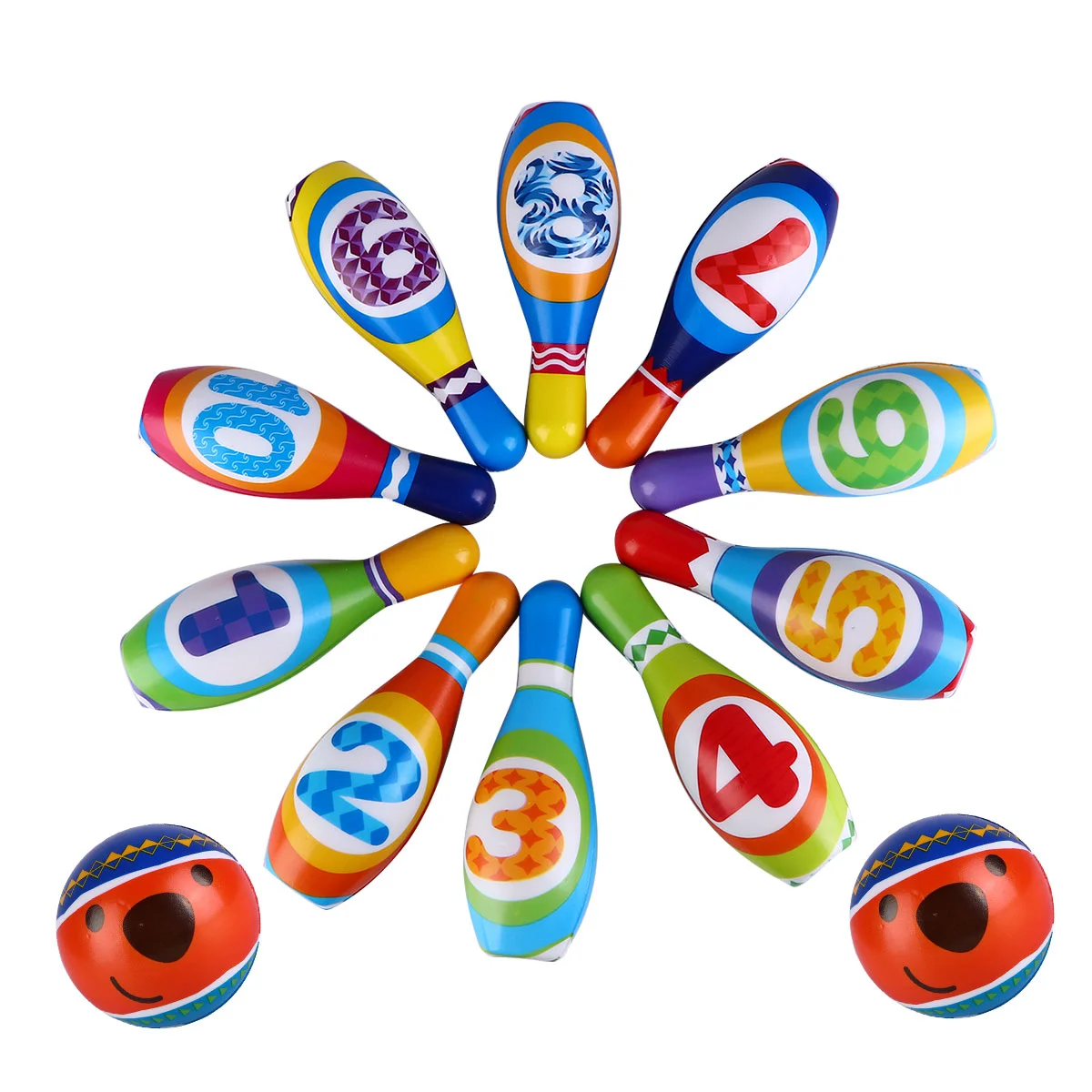 

1 Set Kids Bowling Toys Educational Plaything Children-Parent Sports