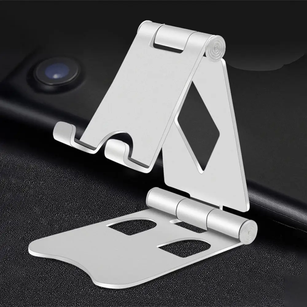 

Mobile Phone Holder Desktop Bracket Tablet Stand Folding Bracket Cell Phone Support Metal Bracket For Huawei Xiaomi
