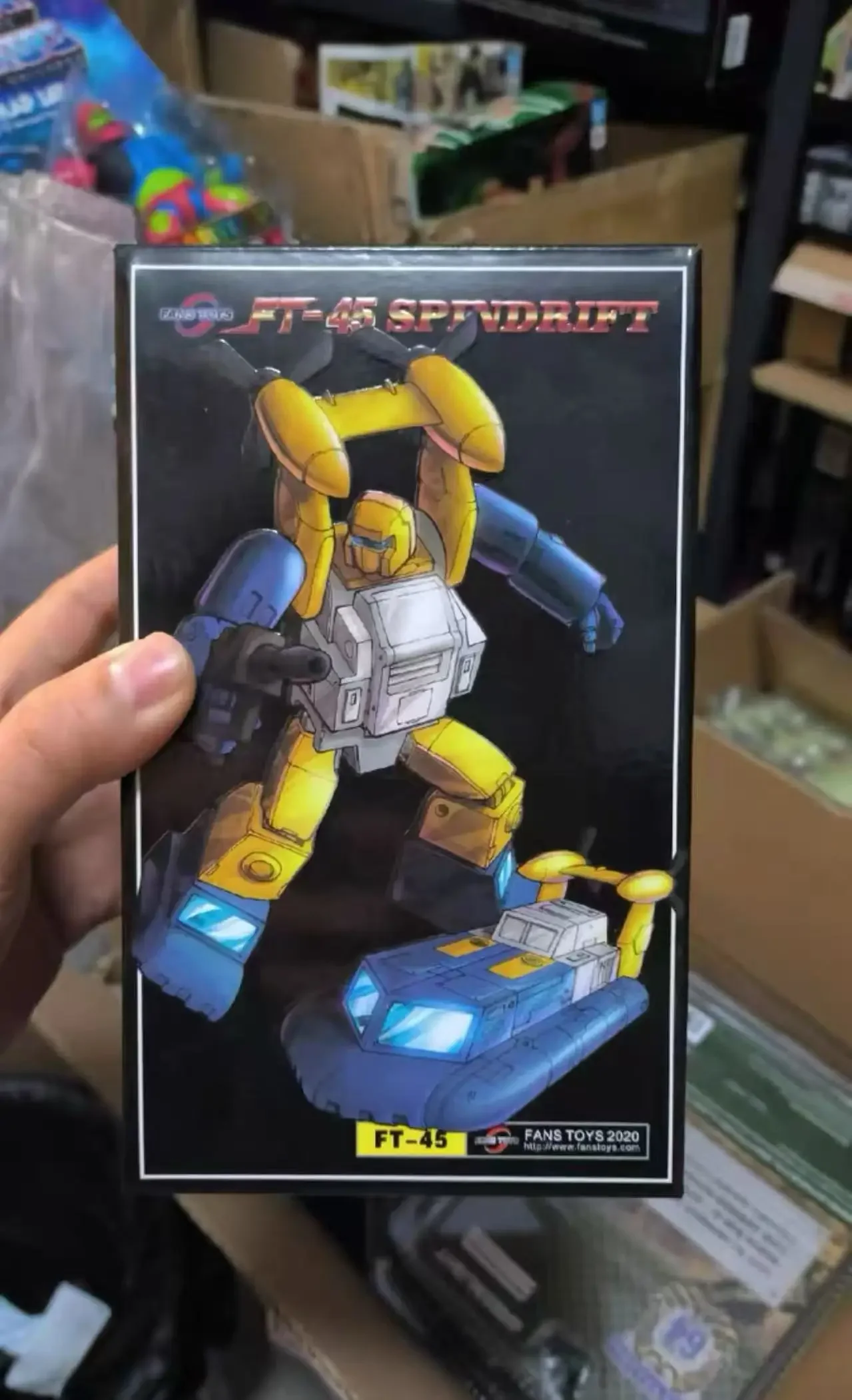 Фото FansToys FT-45 FT45 Spindrift Seaspray Version 2.0 Фигурка стороннего робота-трансформера Игрушечная модель с коробкой Серия аниме №1