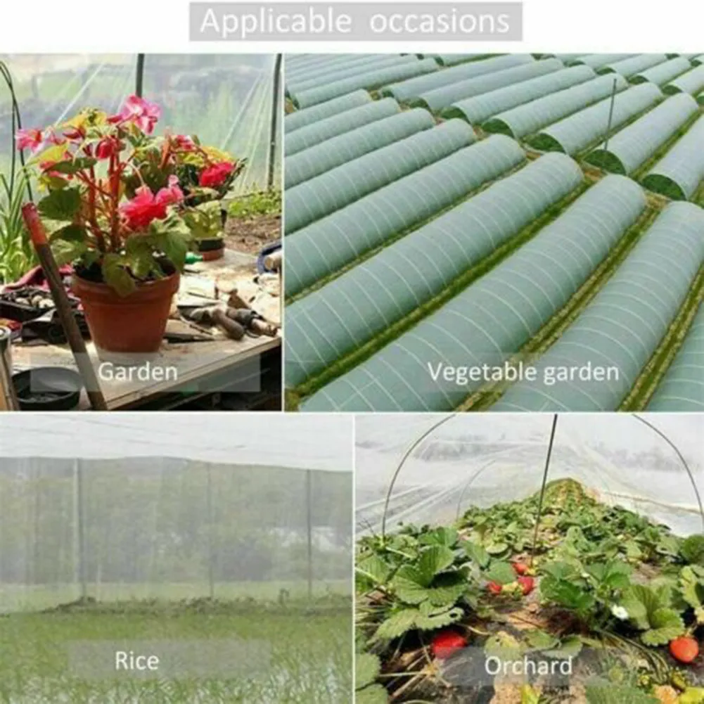 3m*15m Garden Protective Net Vegetables Tomato Pepper Strawberry Crops Plant Mesh Bird Insect Animal Protective Netting