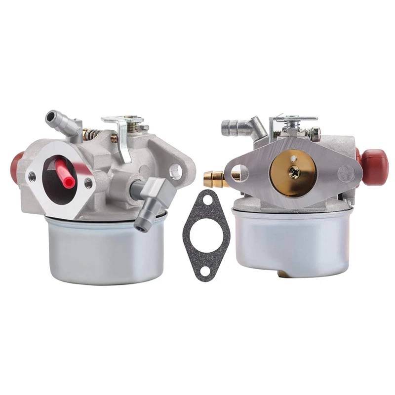 2 комплекта карбюратора для Tecumseh LEV100 LEV105 LEV120 с лампой воздушного фильтра комплект