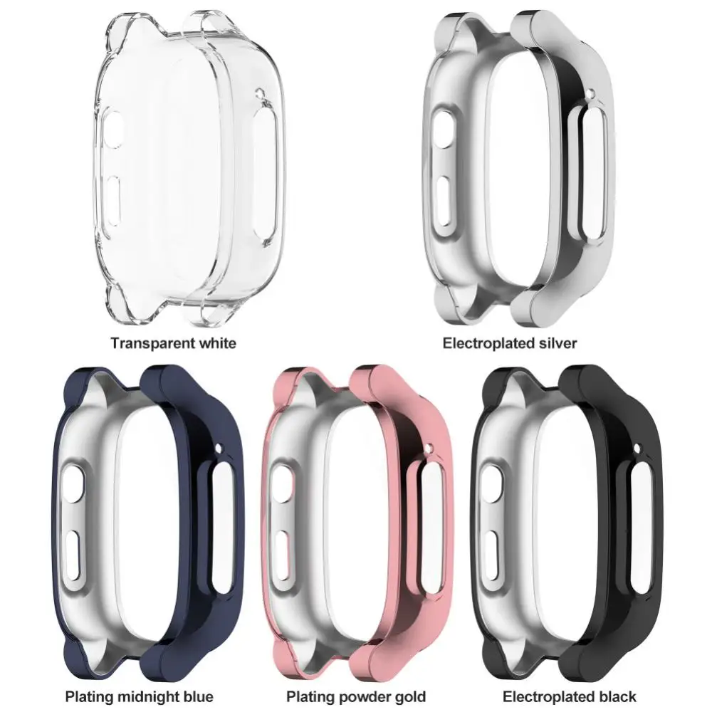 

Screen Protector Soft Tpu Protective Case Watch Protective Case Protective Cover Soft Edge Shell Frame Case Smart Watch Case