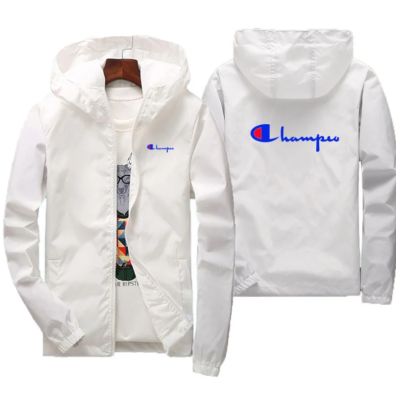 Мужская ветрозащитная куртка на молнии Повседневная бейсбольная спортивная с