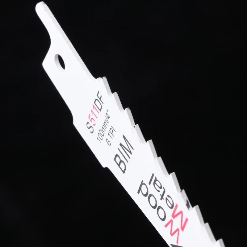 

5 шт. 100 мм 4 дюйма BIM S511DF гибкие сабельные лезвия для резки дерева и металла