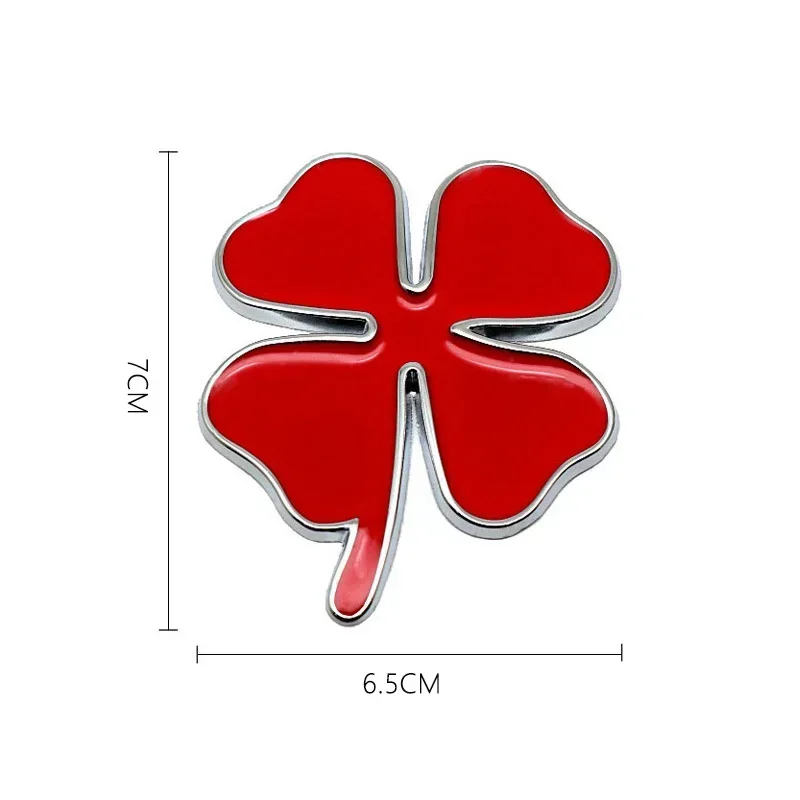 

Автомобильная наклейка с эмблемой четырехлистного клевера из сплава, украшение для Alfa Romeo Giulia 159 147 156 Stelvio Giulietta Mito, аксессуары