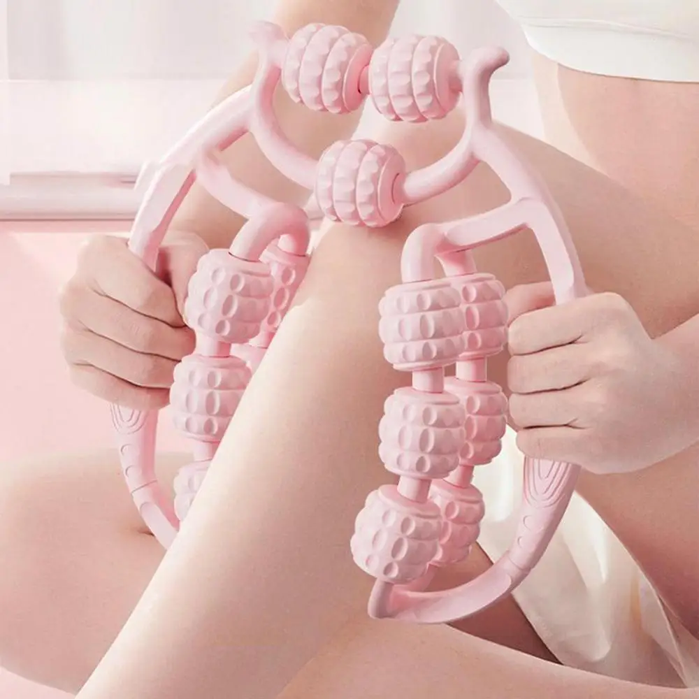 360-градусный 15-колесный кольцевой массажер с зажимом для ног антицеллюлитный