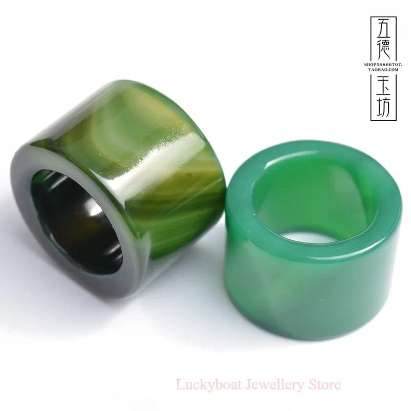 

Natural green agate ring for men with texture handmade brand green jade rings jade jewelry natural stone jade men jewelry