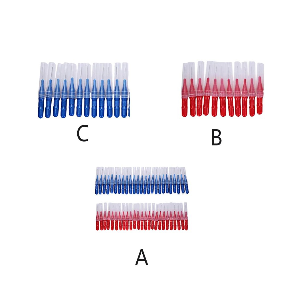 

50 шт., зубочистка из нержавеющей стали для чистки зубов