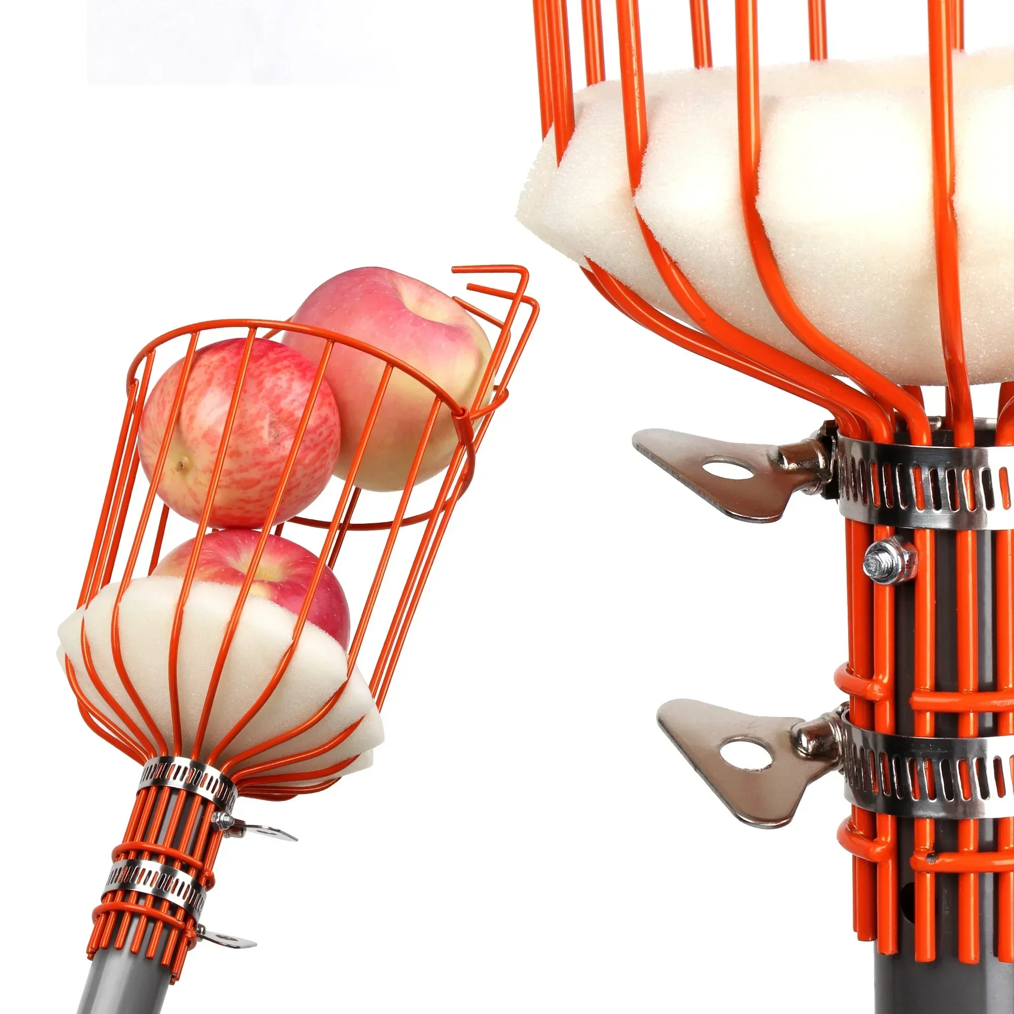 8 футов телескопическая корзина из нержавеющей стали с длинной ручкой ловушка