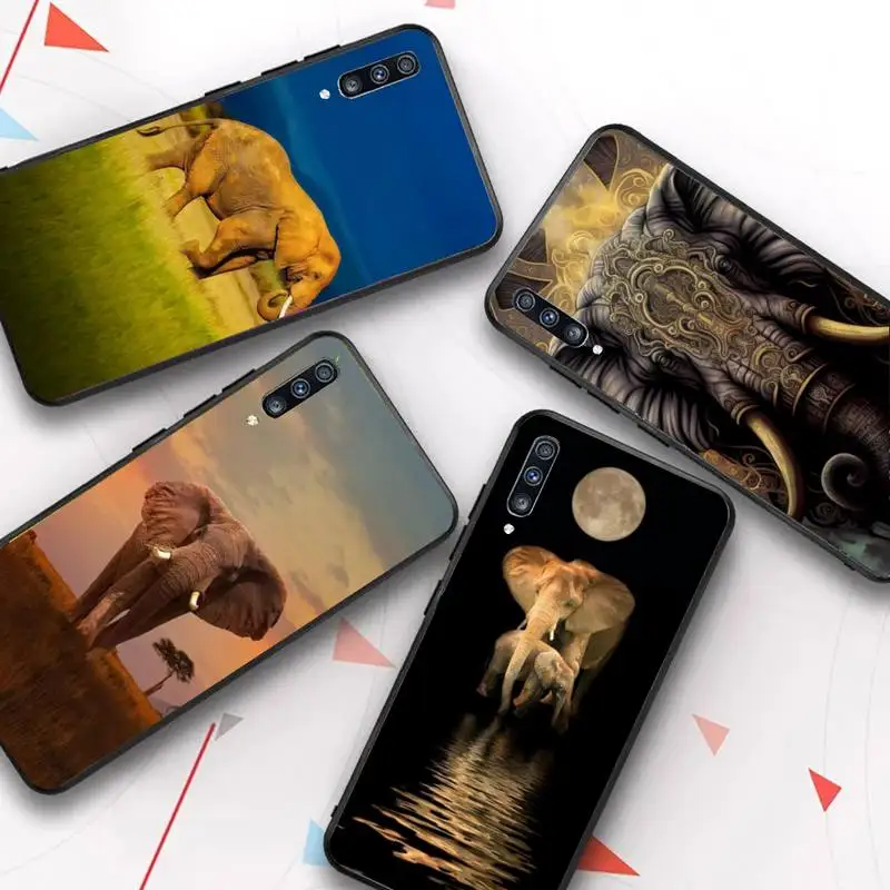

Animal Elephant Phone Case for Samsung A51 01 50 71 21S 70 31 40 30 10 20 S E 11 91 A7 A8 2018