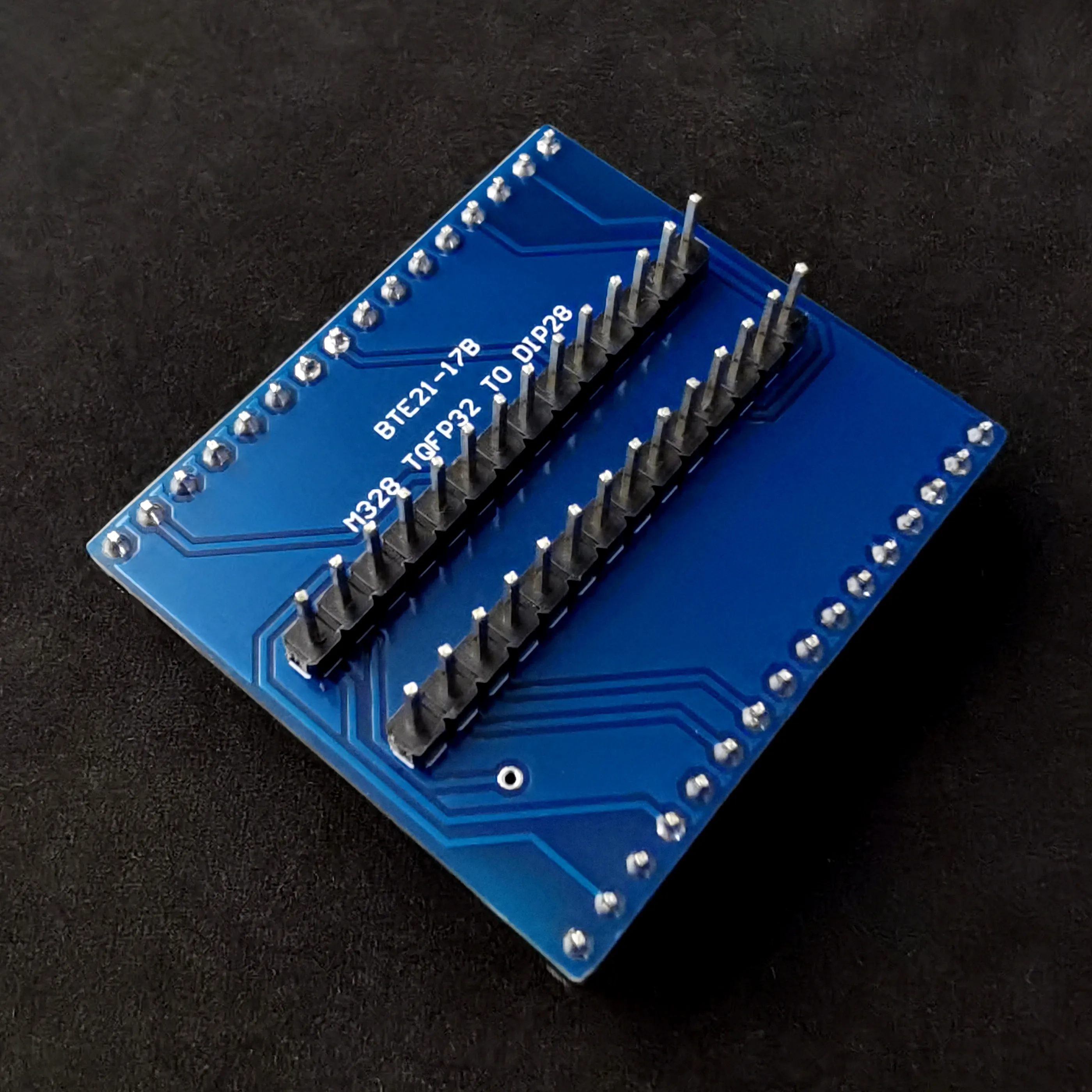 LQFP TQFP QFP32 — DIP28/DIP32 два типа переходных пластин для чипов ATMEL AVR серии ATMega8/48/88/168/328P