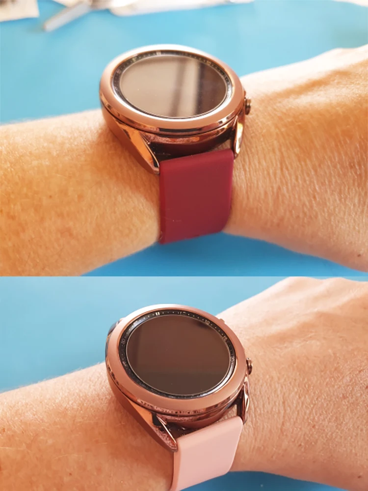 Silicone Watchbands for Samsung Galaxy Watch 3/4,20mm 22mm universal Strap for Samsung galaxy watch 4 /watch5/ 5 pro Watch Strap