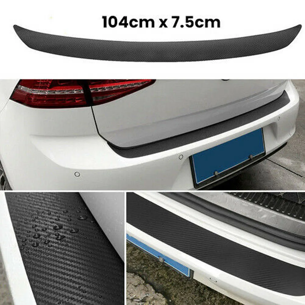 

Black Body Guard Cover Plate Protector Rear Bumper Trim High Quality New