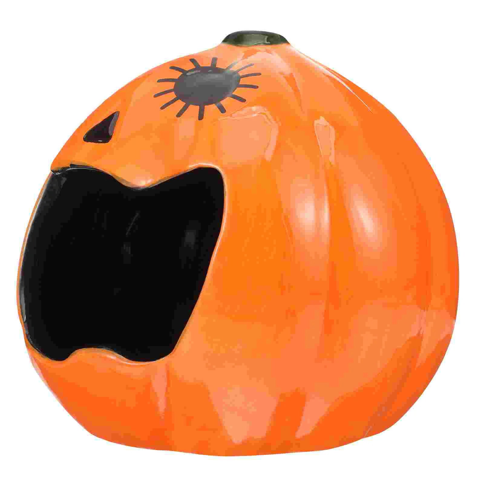 

Керамическое гнездо для хомяка, маленький домик для домашних животных с большим ртом, керамическая декоративная Тыква