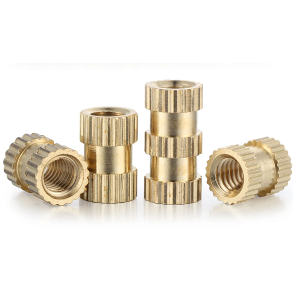 

Injection Molded Copper Knurled Lock Nut Embedded Parts M2M2.5M3M4M5M6M8