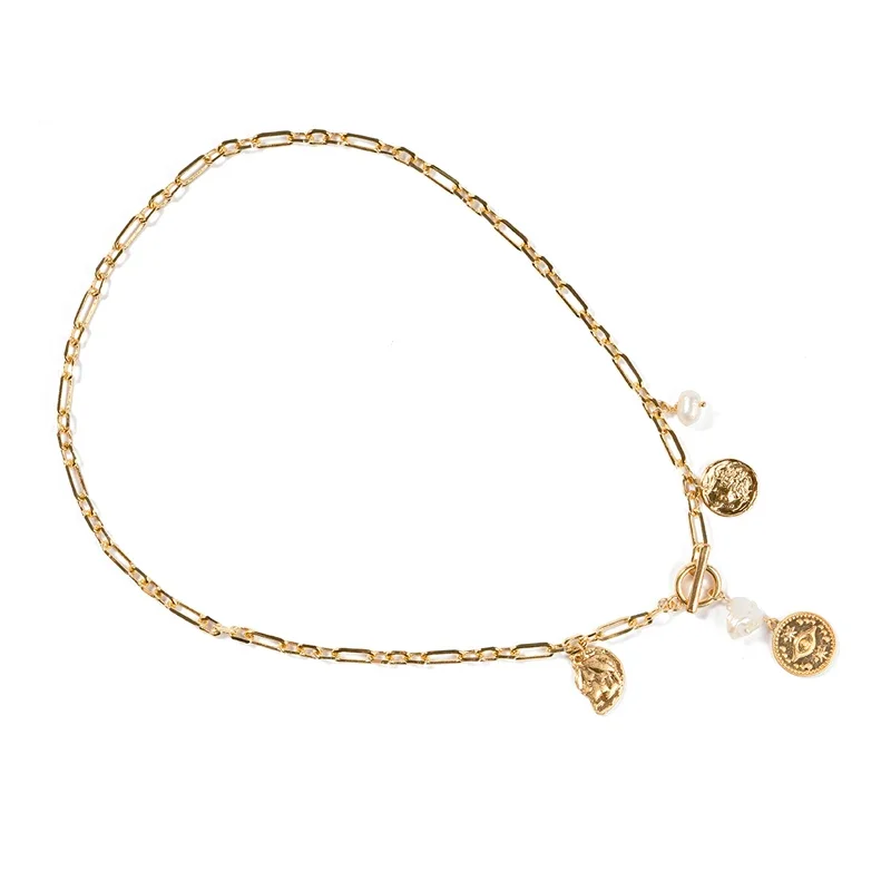 Винтажное ожерелье с жемчугом в стиле барокко