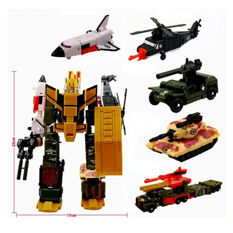 Трансформеры G1 Bruticus Инженерная сила солдат самолет военный автомобиль робот