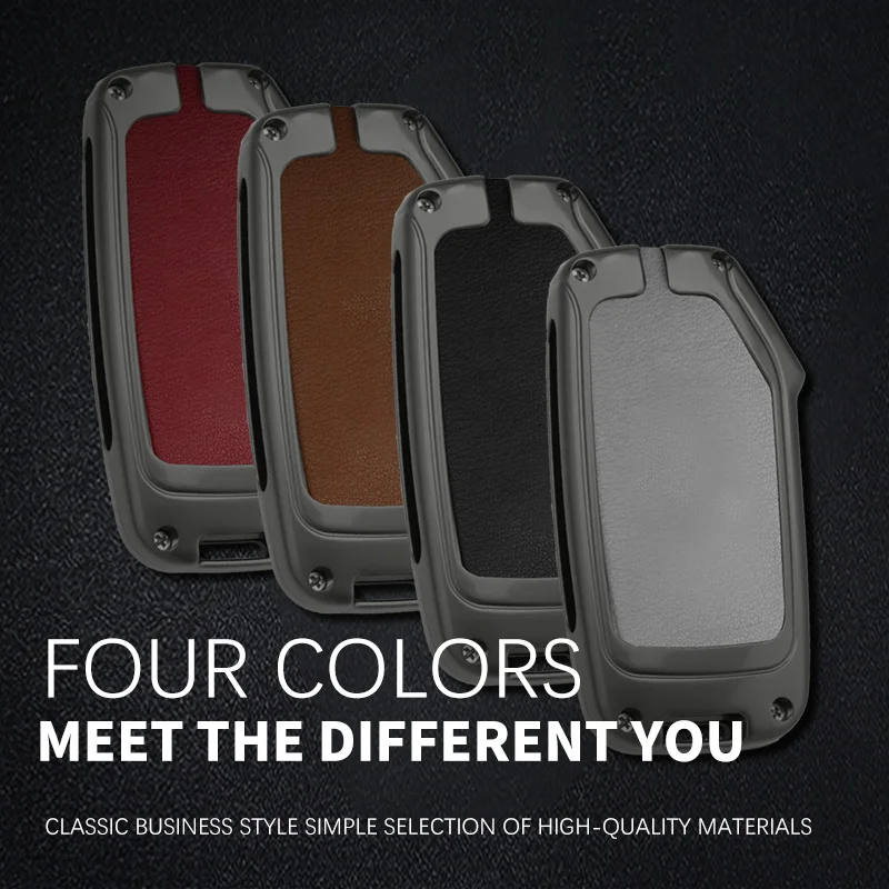 

Car Remote Key Case Cover Protective Keychain zinc alloy leather for KIA B sportage R ace k3 sportage kx3 k5 kx5 KX1 accessories