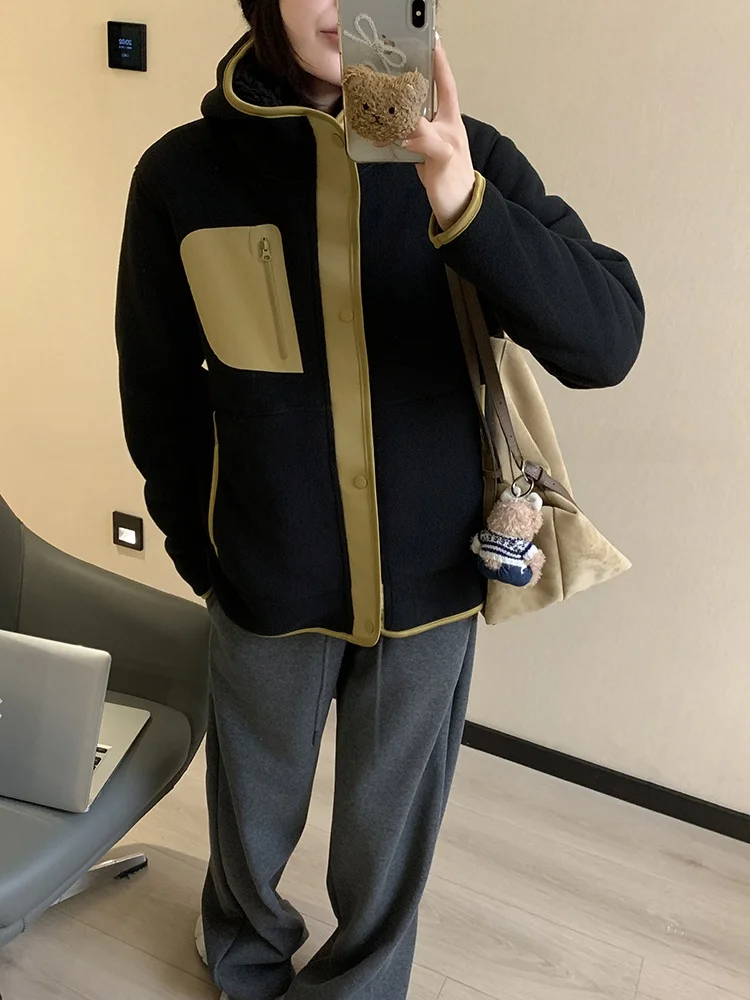  Флисовая толстовка Ooo Berber осенне-зимняя теплая ветрозащитная куртка на флисовой