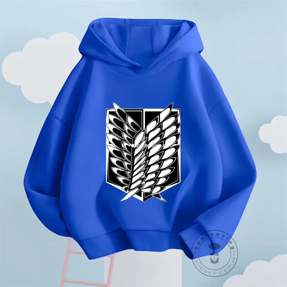 Толстовка унисекс с капюшоном осень 2024 хлопок принтом в стиле аниме повседневный