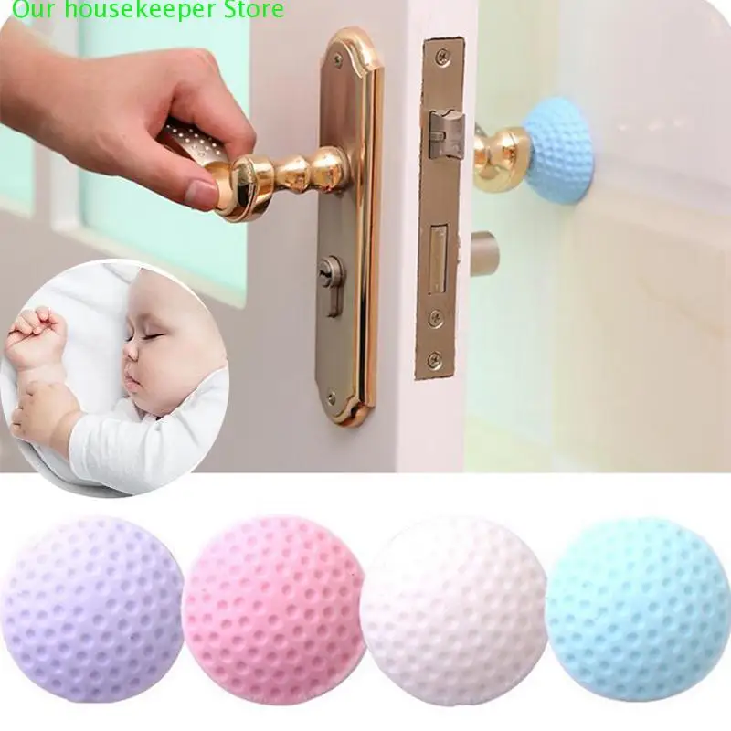 

Door Stopper Handle Door Stop Buffer Convenient Wall Sticker Door's Stopper Soft Rubber Anti-Shock Flip Silence Home Stickers