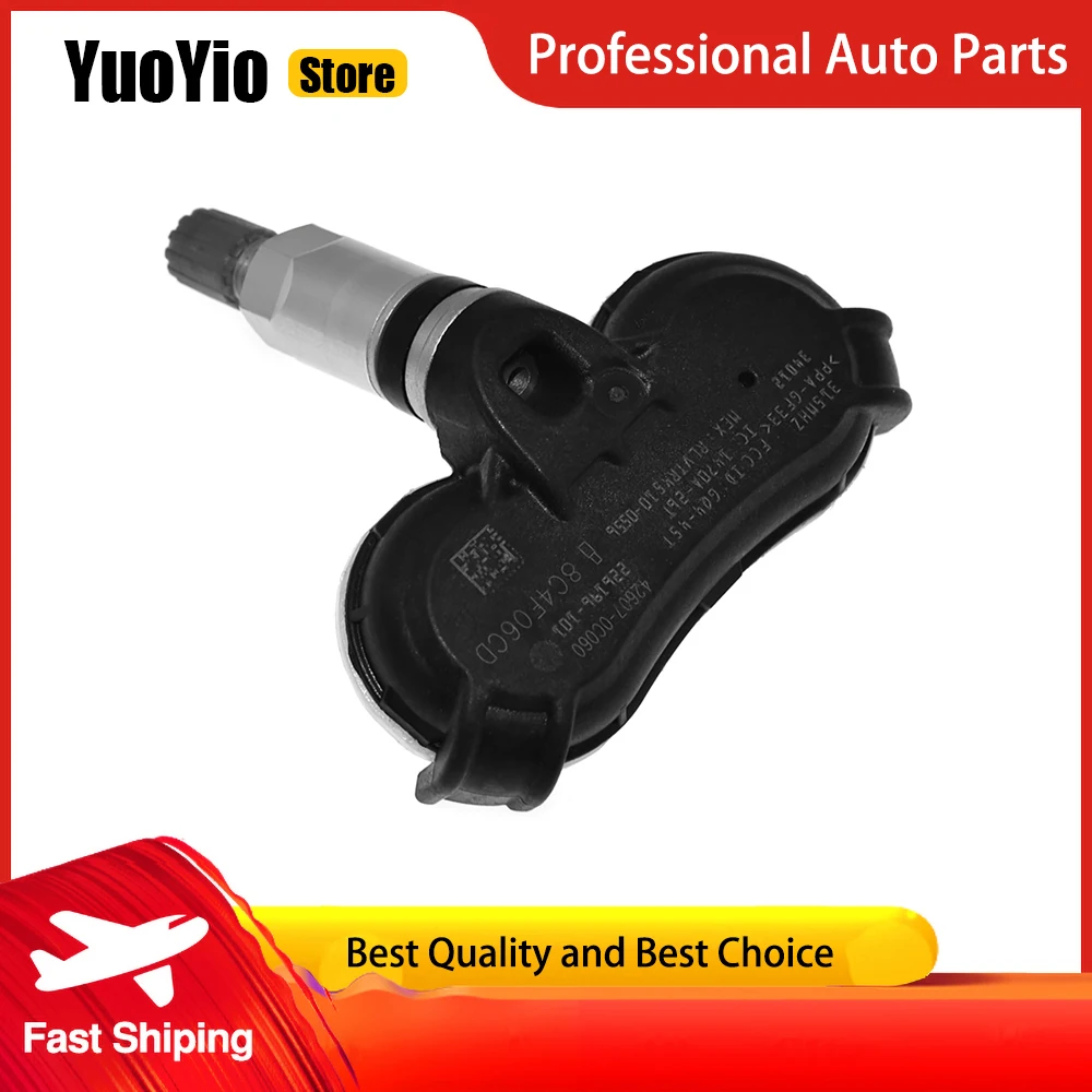 YuoYio 1 шт. новый датчик давления в шинах TPMS 42607-0C060 для Toyota Tundra 2007-2011 (40 градусов датчик для стальных колес) YuoYio 1 шт. новый датчик давления в шинах TPMS 42607-0C060 для Toyota Tundra 2007-2011 (40 градусов датчик для стальных колес)