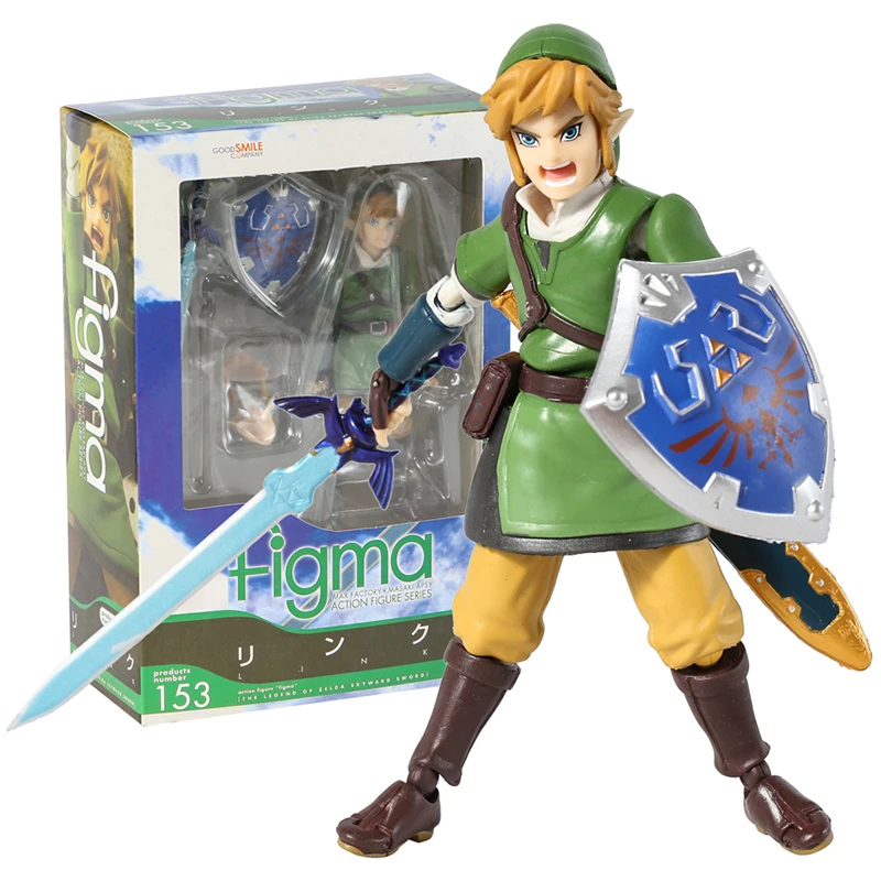 Figma 153 Link PVC Action Figure Model Collection Gift Toy