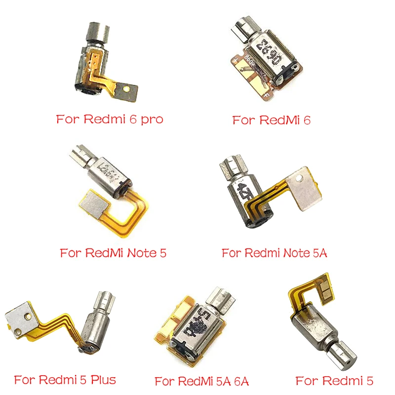 

For Xiaomi Redmi 2 2S 2A 3S 4 4X 4A 6A 5 Plus 6 Pro Note 3 4X 5 5A S2 Replacement Parts New Vibrator Vibration Buzzer Flex Cable