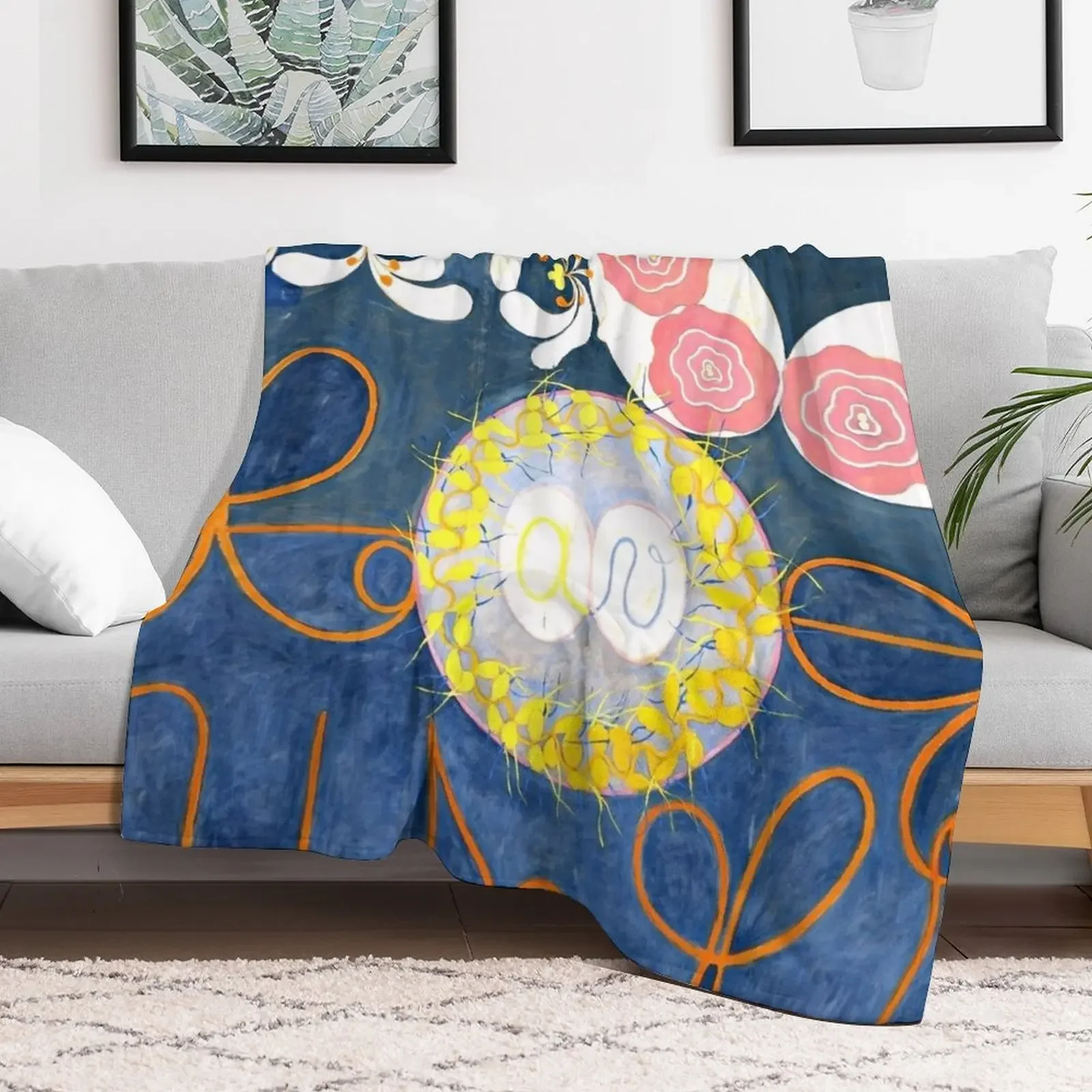 Hilma af Klint The Ten Largest No. 01 Детство Группа IV Декоративное одеяло Роскошные мягкие
