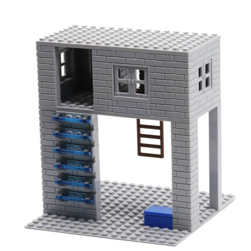 

MOC Creative Ideas Streetscape City Watchtower Constructions Classic Creator Accessories Building Blocks Bricks Children's Toys