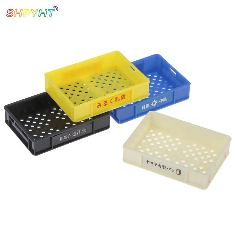 

1 шт., миниатюрная корзина для хранения кукольного домика, 1/12