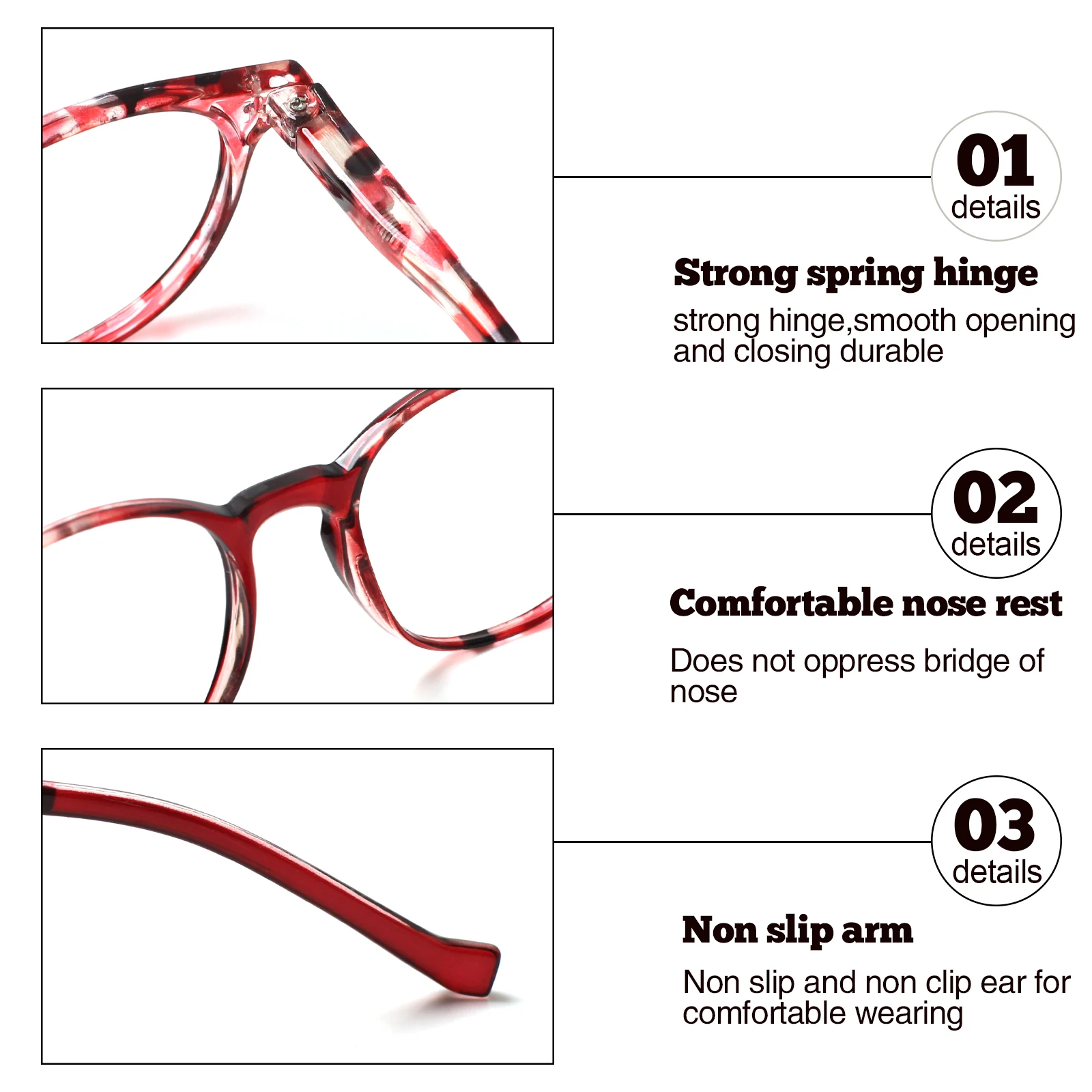 Круглые очки CLASAGA для чтения +0 до +4.0