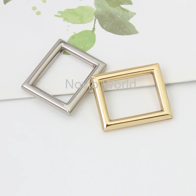 10-50 шт. 3 цвета мм проволока 16 5/8 дюйма хромированная тонкая квадратная пряжка