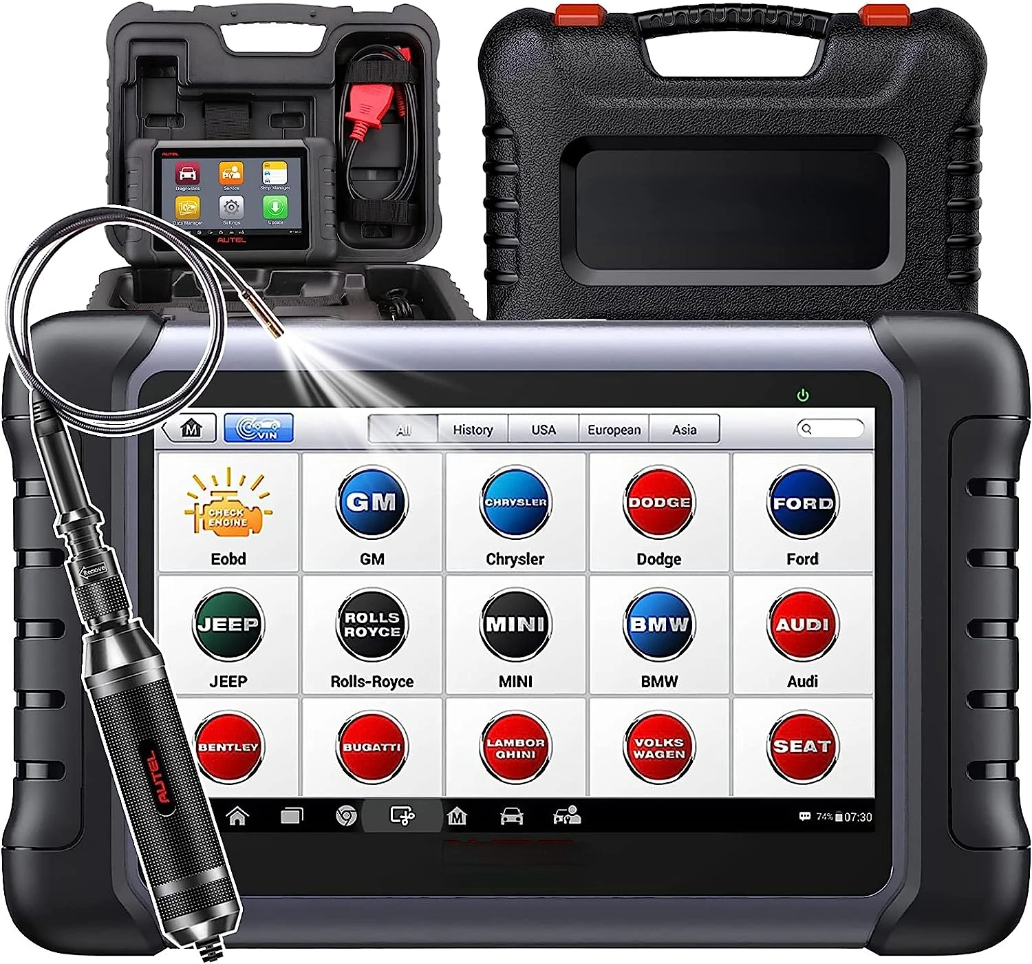 

MK808Z with 60$ MV108, Android 11 Bi-Directional Scanner, 28+ Special Service, 2023 Upgraded of MK808/MX808, FCA Auto Auth, All