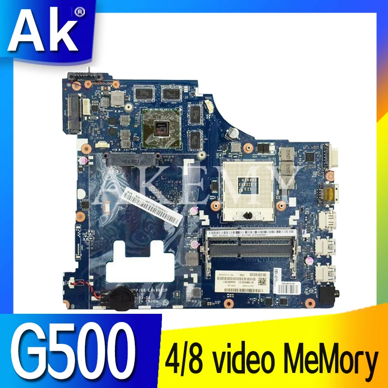 Buy Akemy For Lenovo G500 VIWGP/GR Laptop motherboard mainboard LA-9631P PGA989 HM76 HM70 graphics on