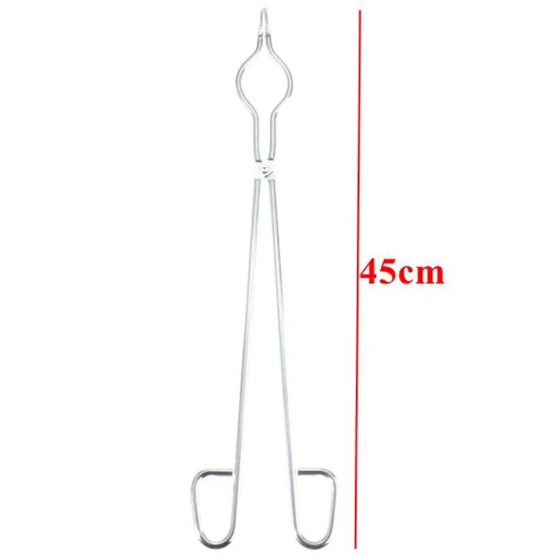 Зажим для тигля 45 см из нержавеющей стали держатель плоскогубцев плавильной печи