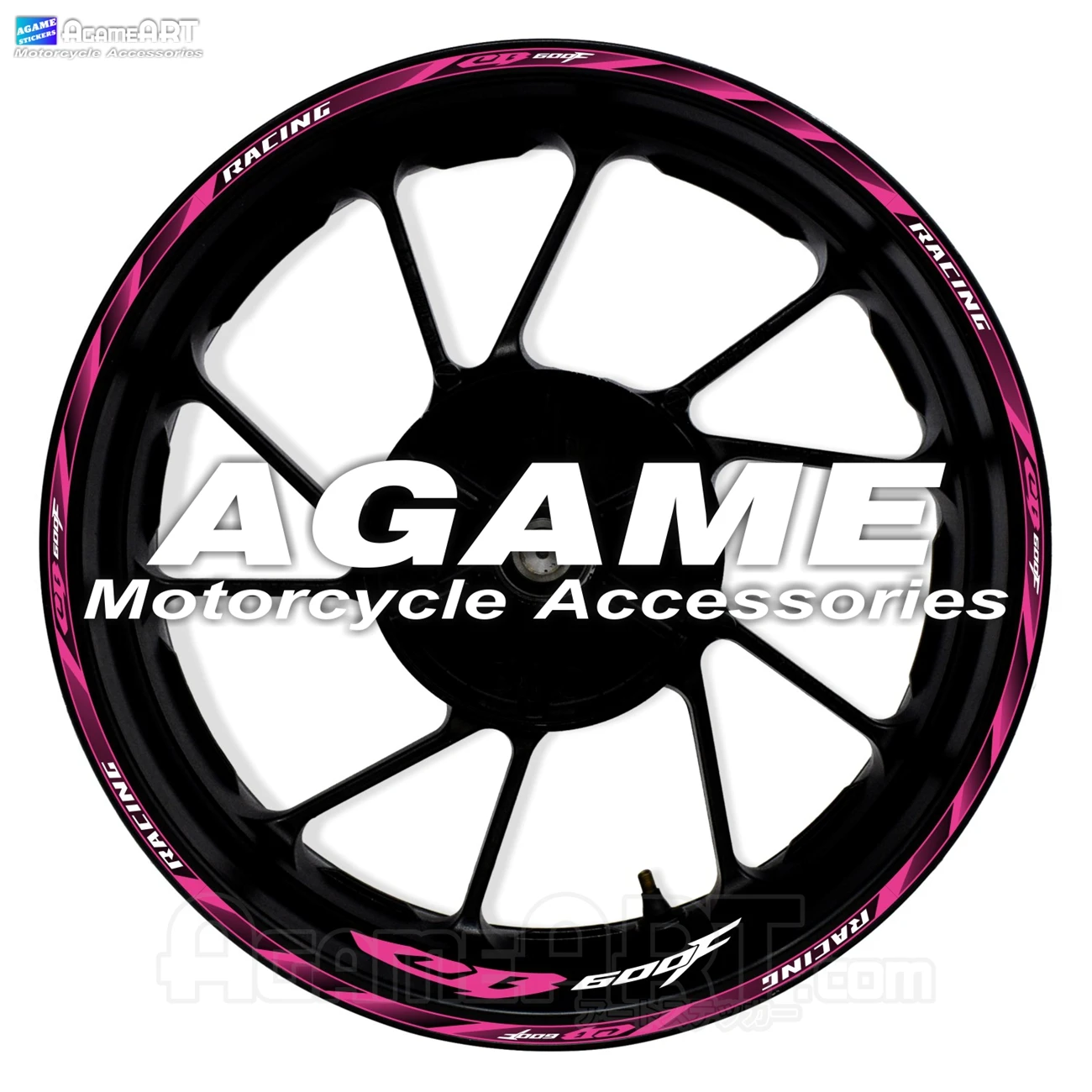 Наклейки на колеса мотоцикла CB600F Светоотражающие Полоски 17 дюймов с внутренней