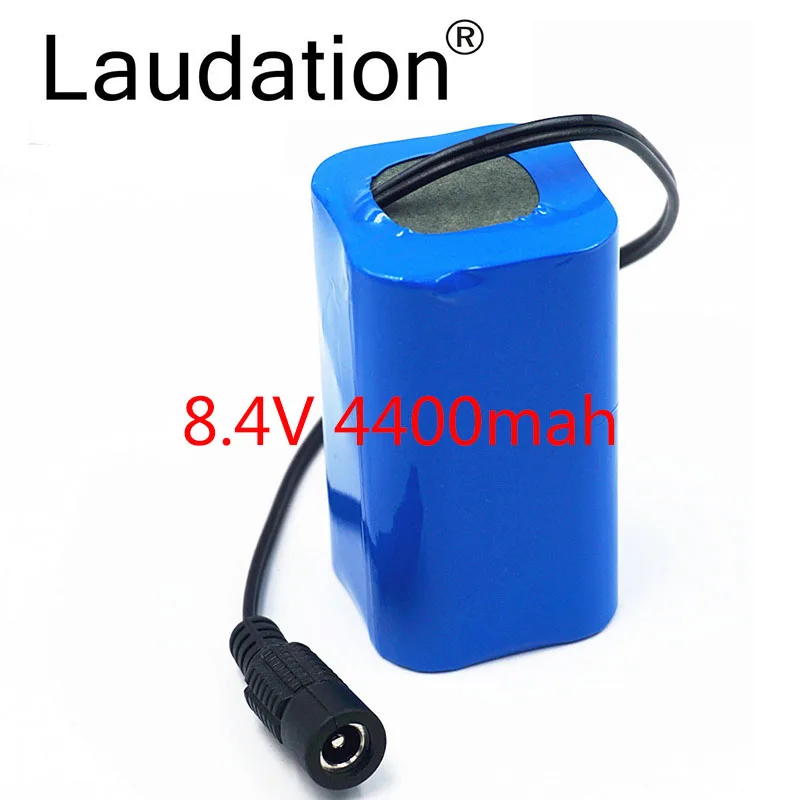 

7.4V/8.4V Battery Pack 4400mAh18650 Battery 4.4Ah Rechargeable Batteries For Bicycle Headlights/CCTV/Camera/Tools/LED
