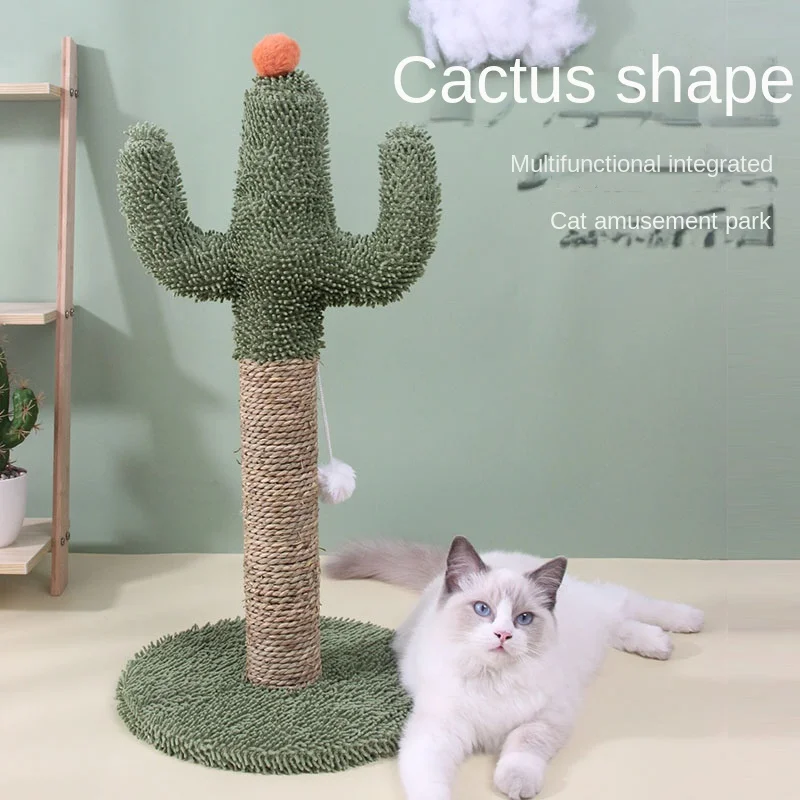 

New Sisal Cactus Cat Climbing Frame Cat Scratching Board Cat Scratching Post Cat Nest Cat Jumping Platform Tree Cat Toys