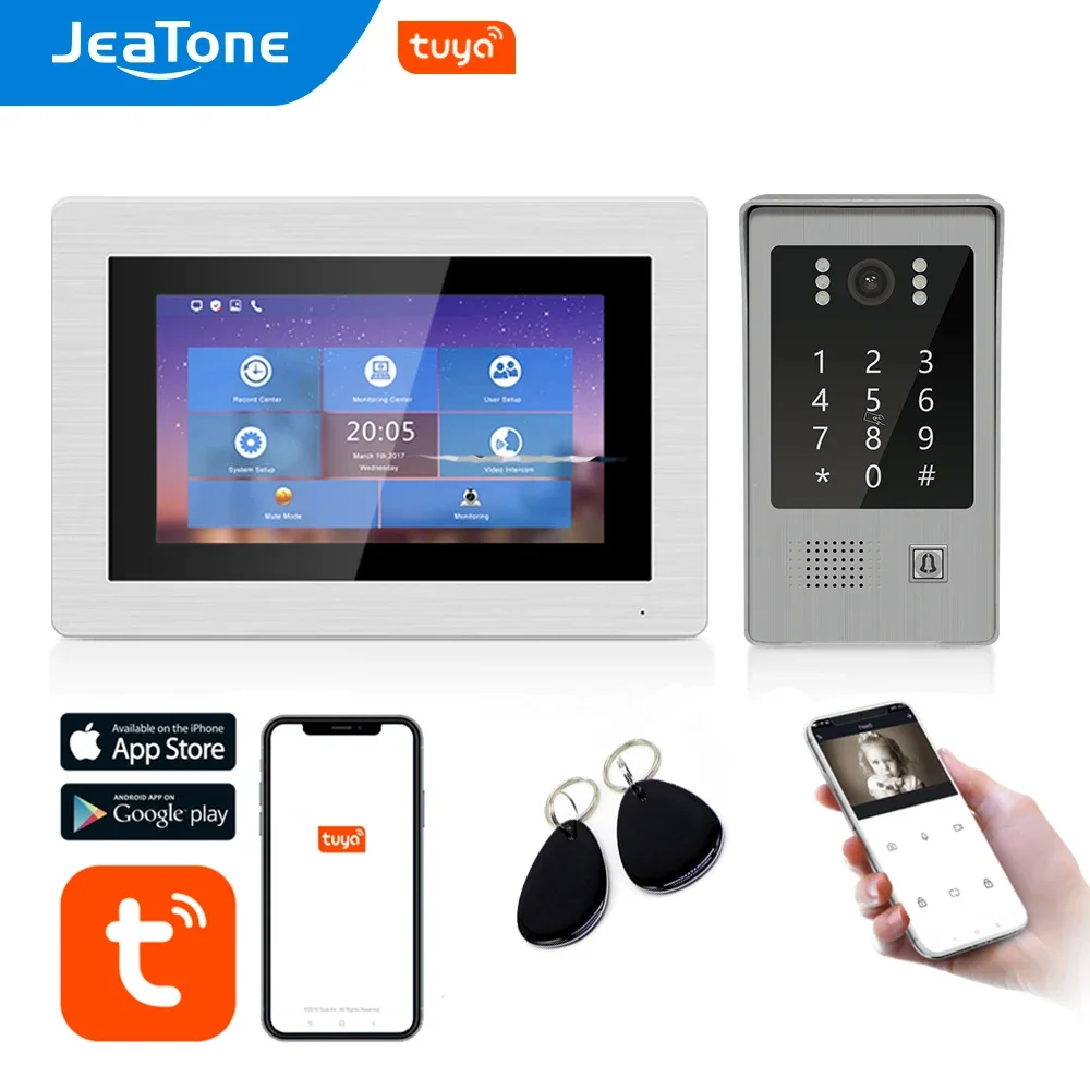 JeaTone видеодомофон 7 дюймов