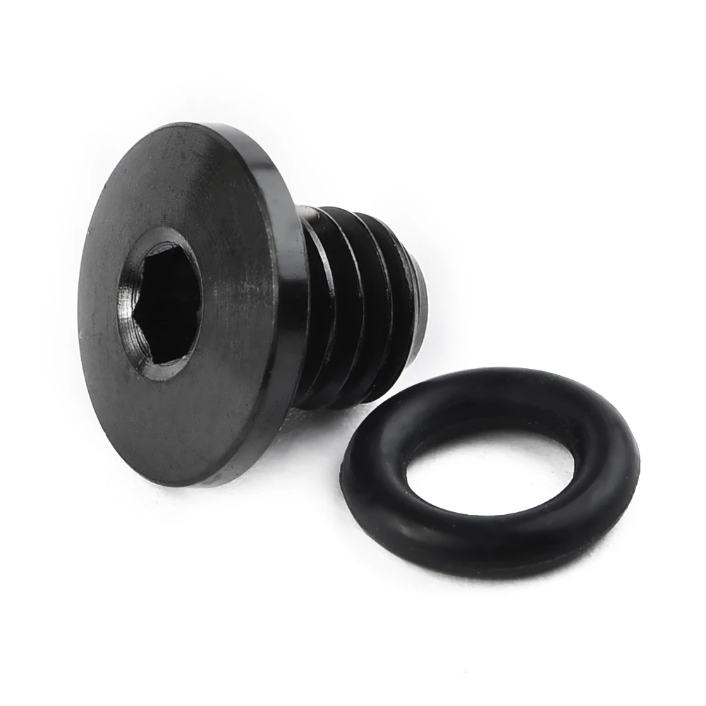 

Bike Bicycle Bleed Titanium Screw & O-Ring M5 Outer Diameter 8.85mm/10mm Steel For-Shimano XT, SLX, Zee, Deore & LX