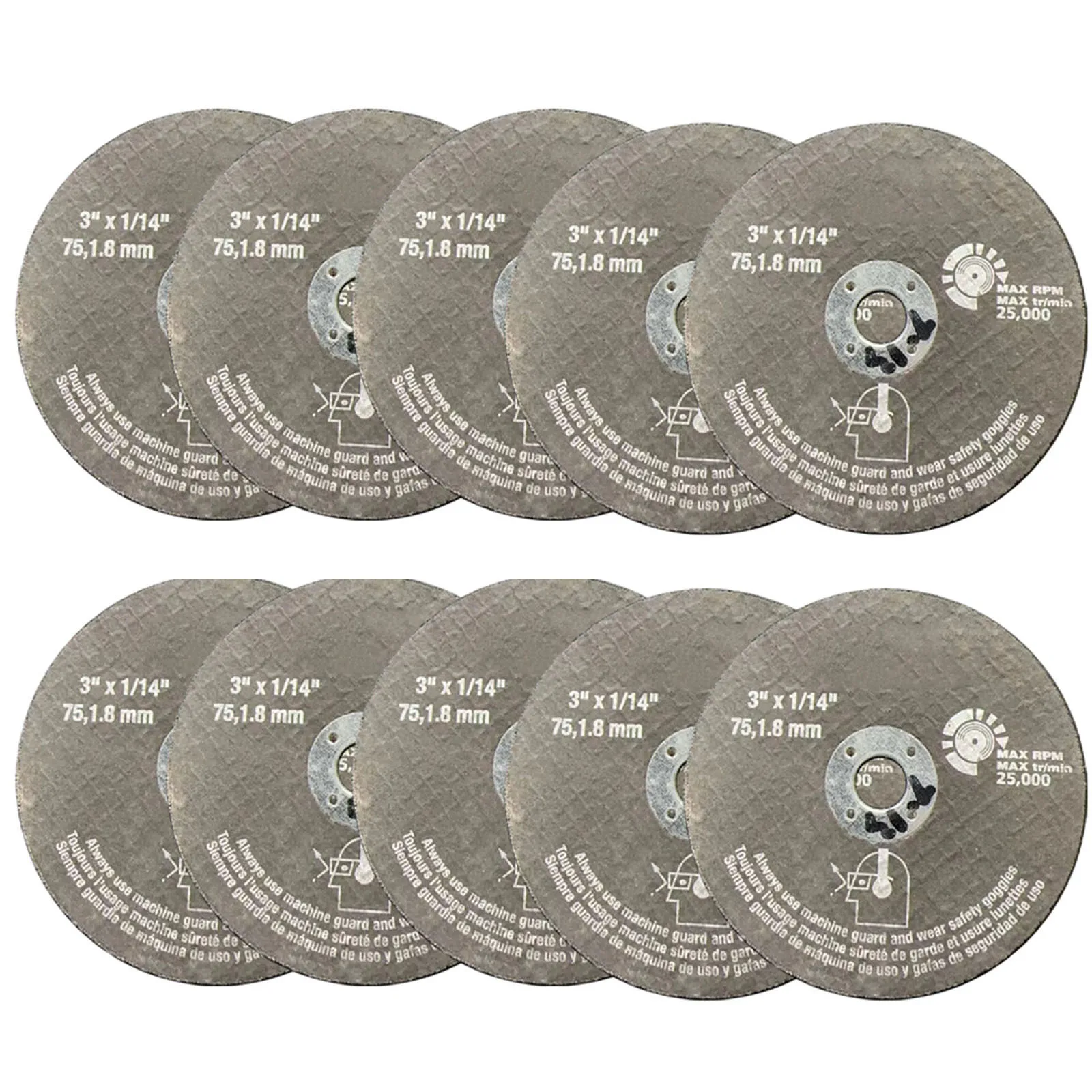 

10pcs 75mm Circular Resin Saw Blade Grinding Wheel Saw Blade 3'' Cutting Disc For Angle Grinder Power Tools Accessories