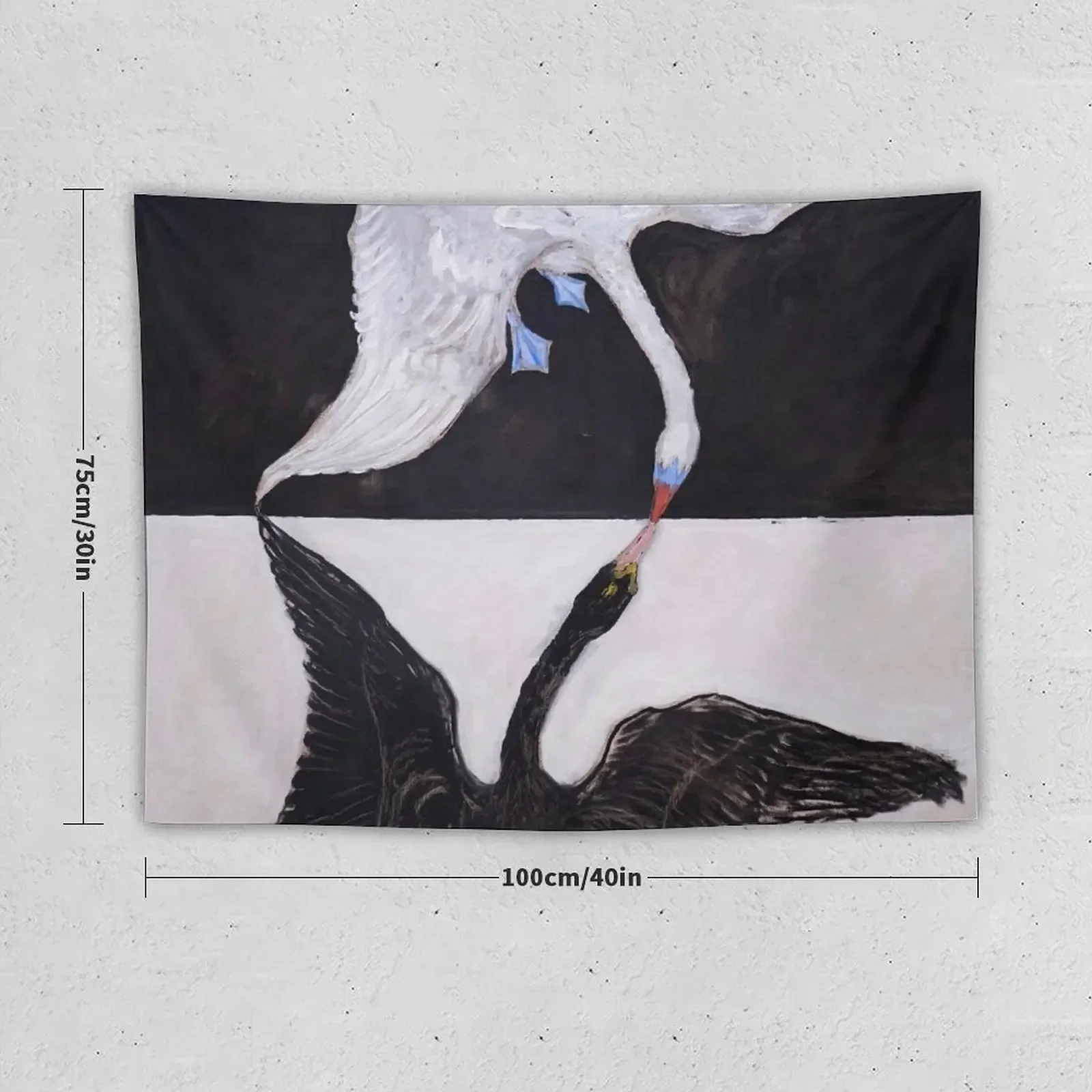 Хилма а Клинт Лебедь No. 01 групповой гобелен IX-SUW для спальни декоратор комнаты