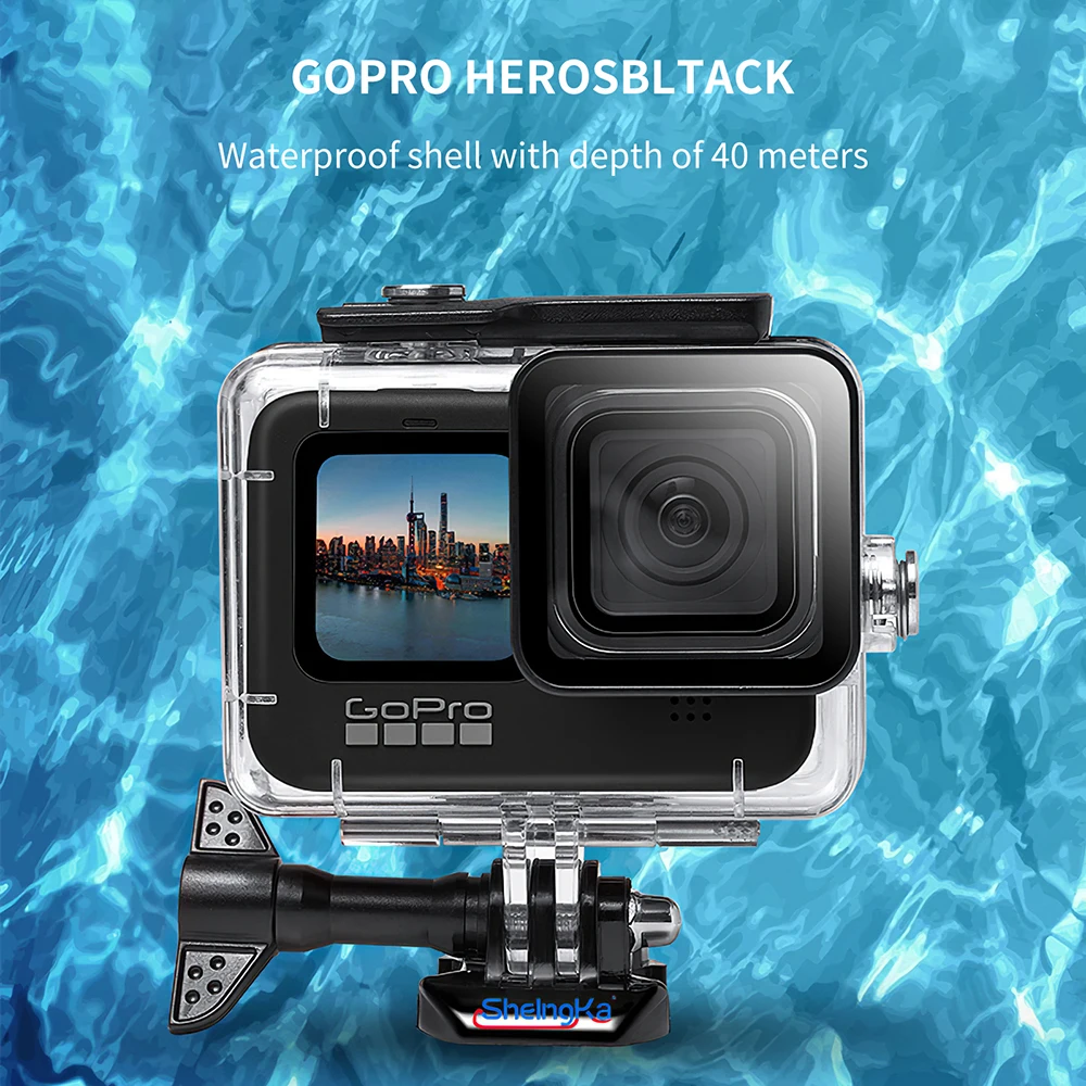 

45M Waterproof Housing Case Protective Underwater Shell Underwater Photography For GoPro Hero 9 Black