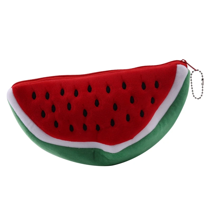 

1 Pc Newest Practical Big Volume Watermelon Fruit Kids Pencil Bag Case Gift Cosmetics Purse Wallet Holder Pouch School Supplies